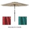 Nature Spring Nature Spring 10 Foot Patio Umbrella LED Lights, Sand 221496AGP - alternate 2